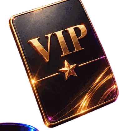 Zlatá VIP karta představující cashback klubu DJ Casino